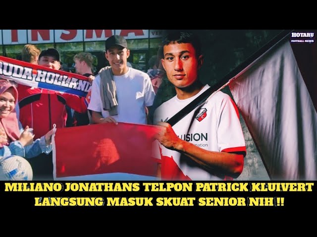 Miliano Jonathans gabung timnas senior, siap siap otw pildun nih !!