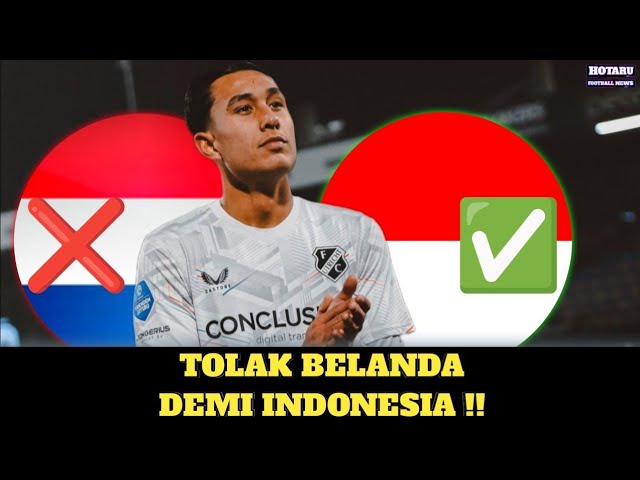 Miliano Jonathans Tolak Panggilan Timnas Belanda, demi Bela Timnas Indonesia !!