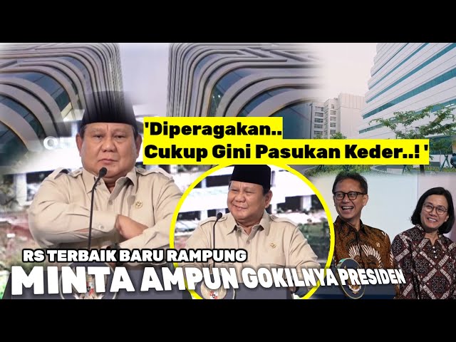 Gokil P Prabowo Mendadak Peragakan Aksi Dokter Legend UI,Kaget B Sri RI1 Tahu Harinya |Presmian RSMM
