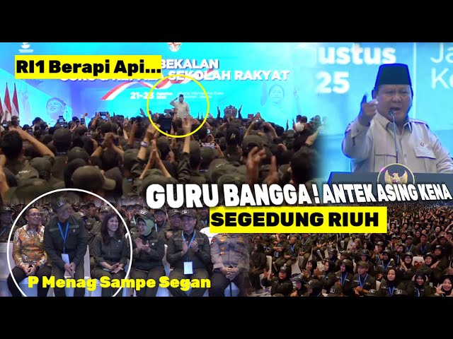 Kaget P Prabowo SR Siap Smua Dah Sragaman Smp Mendadak Hormati Guru, Riuh Berapi2 Sambal Antek Asing