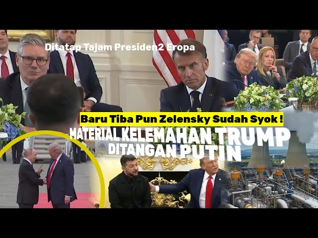 Unggul Putin, Trump Dikunci Ini: Zelensky Baju Auto Rapi, Eropa Tercengang Natap Tajam, P Prabowo Jitu