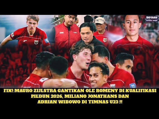 Fix! Mauro Zijlstra: Saya Sudah 100 Persen Siap Membela Timnas Indonesia, Miliano Gantikan Ole