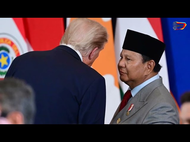 Youtube Thumnail image of : Nasehati Trump Cara Presiden Prabowo Tak Terduga Presiden Lainnya,Santun Abis Smp Potus Mau Dibisiki