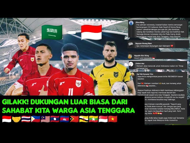 Gilak sih mereka, tanpa ada yang menyuruh dukung timnas, mereka dengan setulus hati memberi dukungan
