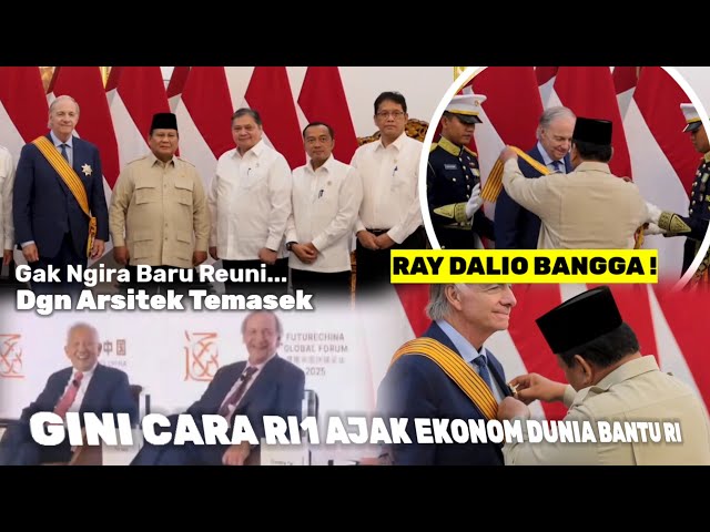 Youtube Thumnail image of : Wow..Ray Dalio Dikado Presiden Prabowo Yg Spesial,Gak Nyana Baru Reunian Sm Top Ekonom Singapur
