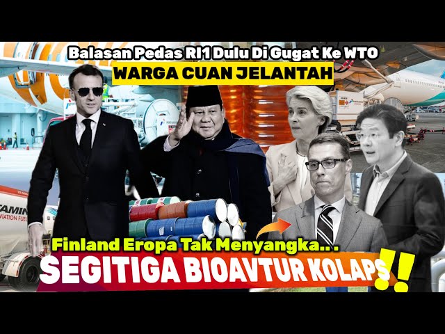 Dikunci Presiden Prabowo Tercengang Eropa Finland Singapura,Segitiga Avtur Duniae Kejepit 28T Muspro