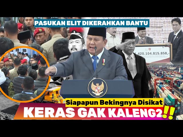 Wow Baret Merah P Purbaya Panglima Kapolri Dikerahkan P Prabowo,Tangan Besi RI1 Dipake Hdapi Kruptor